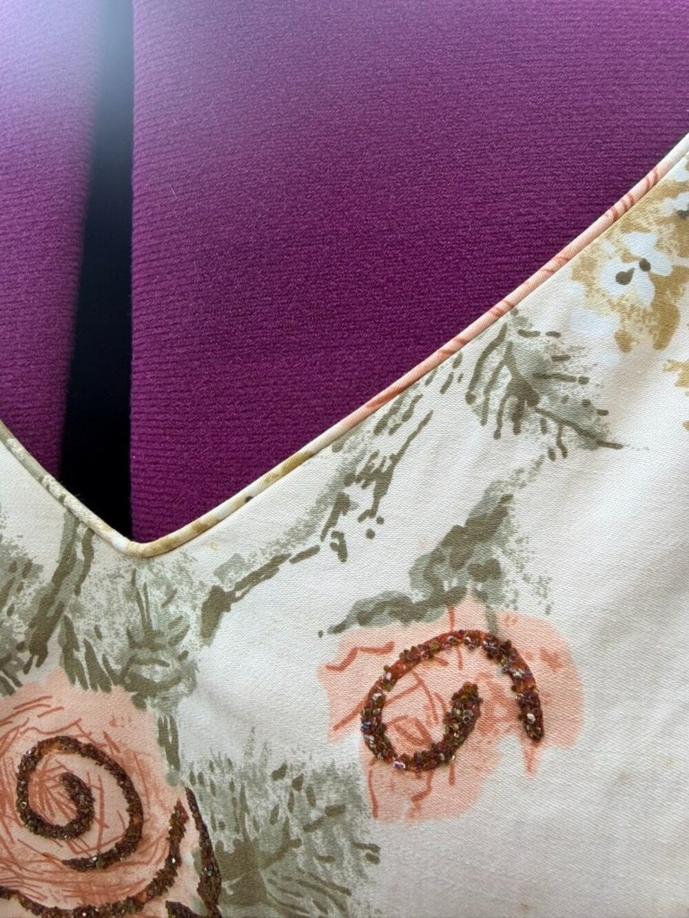 Exquisite 50's fit & flare floral dress - Picture 6 of 9